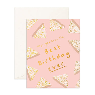 Birthday Fairy Bread Greeting Card